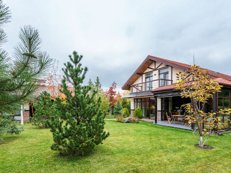 front house and lawn image